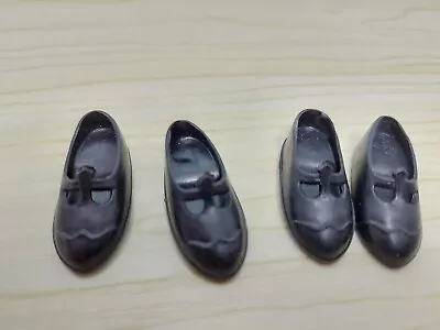 Vintage Sindy/Tammy Doll Shoes X2 Black  • £5