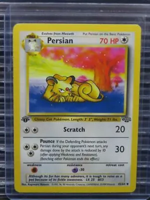 $0.99 • Buy 1999 Pokemon 1st Edition Jungle Persian Rare #42/64 (A) M867