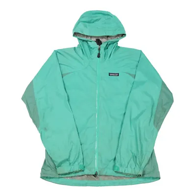 PATAGONIA Waterproof Jacket XS Rain Hooded Coat Zip Hiking Ski Anorak • $16.79