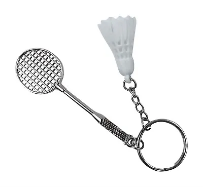 £2.99 • Buy Funky Cute Metal Novelty Badminton Racket Shuttlecocks Sports Keyring Keychain