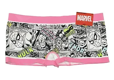 Marvel Comic Avengers Spiderman Panties Panty Boy Short Booty Underwear Large/7 • $12.99