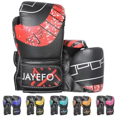 Kids Boxing Gloves Children Training Punching Bag Kickboxing Mitts Muay Thai 4oz • $14.99