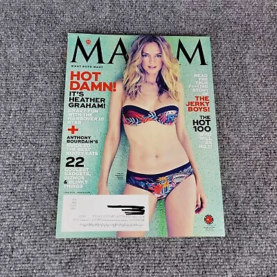 Maxim Magazine June 2013 #184 Heather Graham Swimsuit Cover • $13.75