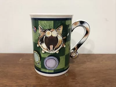 A Danbury Mint By Gary Patterson Comical Cats Mug Porcelain Mug FEED ME! • £10.85