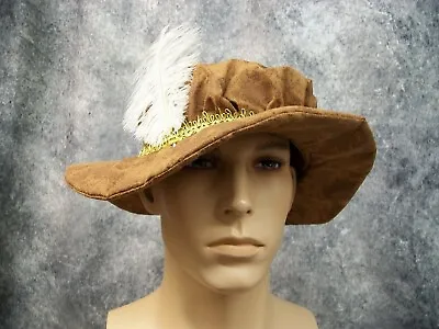 Floppy Mob Cap Renaissance Hat Tudor Medieval Artist Lord Peasant Messenger Poet • $17.95