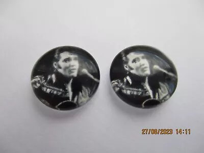 Elvis Presley Rock N Roll Stud Earrings 12mm • $4.41