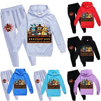 $34.66 • Buy Kids Five Nights At Freddy's FNAF Tracksuit Hoodie Jumper Tops+Trousers Set AU