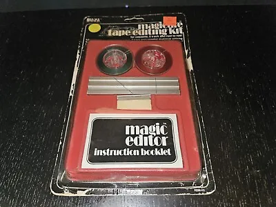 Black Magic Magicare Tape Editing Kit Cassette 8 Track Reel Aluminum Splicing Bl • $79.95