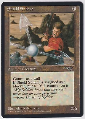 MTG 1X Shield Sphere X1 Alliances Magic - LP • $5.55