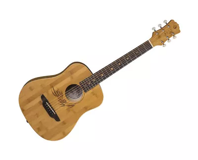 Luna Safari Bamboo Travel Acoustic Guitar W/ Gig Bag - Used • $159.99