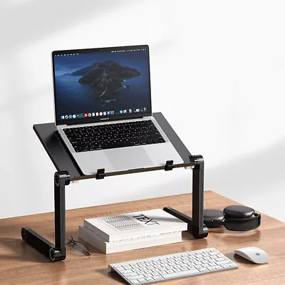 Laptop Stand Desk Table Adjustable Computer Table Sofa LapTray CoolingMouse Pad • £17.95