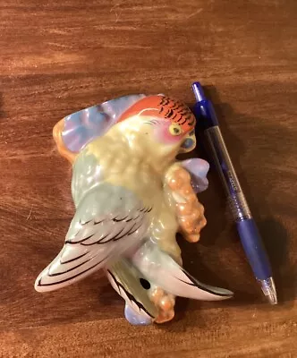 Wall Pocket Parrot Vase Vintage Japan Small Parrot Wall Pocket  • $25