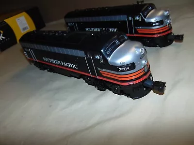 K Line O 25881 Southern Pacific Midnight Black Widow F-3 Aa Set + Smoke+4 Motors • $450