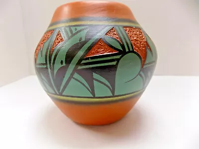 Studio Art Pottery Arts & Crafts Mission Incised Pattern Unmarked 5  Flower Pot • $13.30