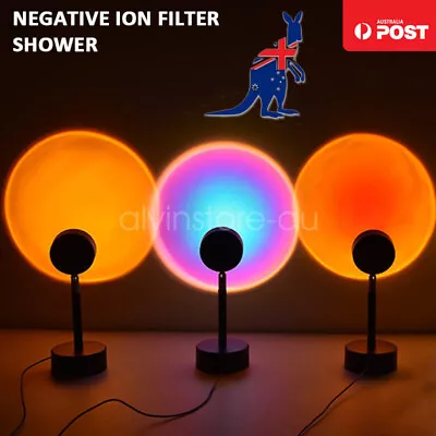$9.99 • Buy Rainbow Sunset Projector Lamp LED Night Light Romantic Atmosphere For Room Decor