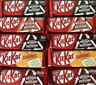 25 Nestle Kitkat Mixed 2 Finger Wafers. Orange Mint Caramel Dark Original. • £16.09