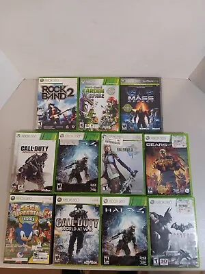 11 Xbox 360 Video Games Good Condition Working Bundle Lot • $39.99