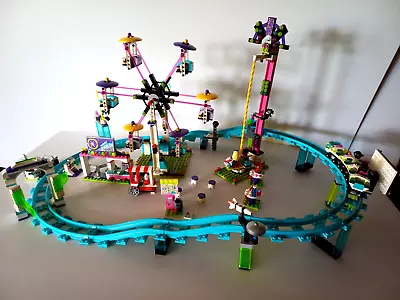 Lego Friends 41130 Amusement Park Roller Coaster With Instructions - No Box • $99