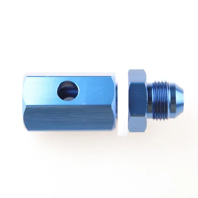 AN 10 AN-10 10AN Fuel Cell Vent Roll Over Valve Fitting Adapter Blue • $14.25