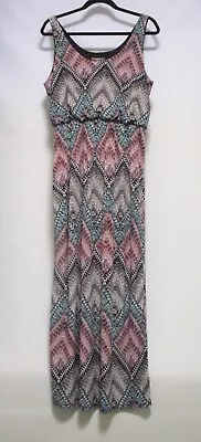  Katies Size 12 Full Length Summer Dress Full Length Elastic Waist • $0.50