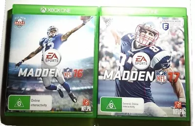 Madden NFL 16 & 17 (Microsoft Xbox One) See Description  • $15