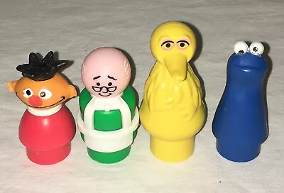 Vintage Fisher Price Little People Sesame Street Lot Cookie Ernie Hooper Bird • $22