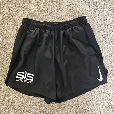 Nike Science In Sport Sis Mens Medium Black Running Fitness Shorts • £15