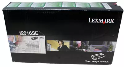 Lexmark 12016SE E120 One Return Program Black Toner Cartridge New Sealed Inc VAT • £29.99