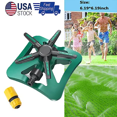 360° Rotation Auto Irrigation System Garden Lawn Sprinkler Patio Save Water USA • $12.98