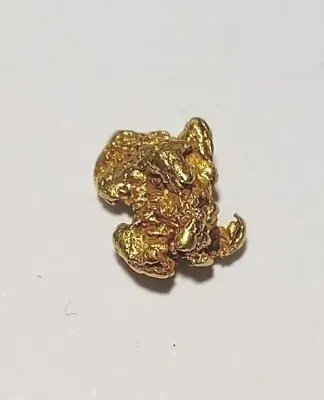 PURE GOLD NUGGET FROM CALIFORNIA NATURAL HAND PICKED RAW FINE 22k 1.21 Grams • $130