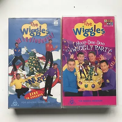 The Wiggles Hoop Dee Doo & Wiggledance: Live In Concert VHS | Original Wiggles • $29.95