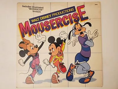 Various - Walt Disney Productions' Mousercise (Vinyl Record Lp) • $10.94