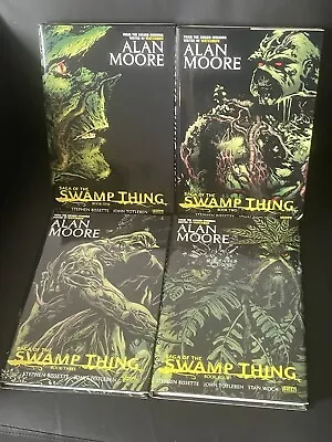 £85 • Buy Saga Of The Swamp Thing Hardcover Set 1, 2, 3, 4 Alan Moore Very Good Condition