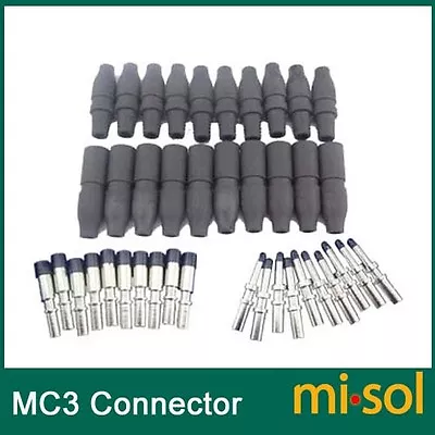 20 Pairs MC3 Connector Male And Female Adapter TUV Photovoltaic Connector • $23.55