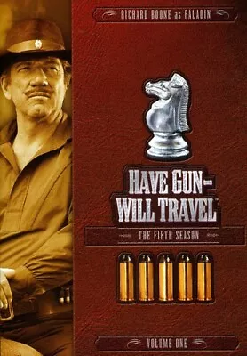 Have Gun Will Travel: NEW! Season 5 Volume 1 (DVD 1961) 3 DVDs - 19 EPs -8 Hrs • $7.25