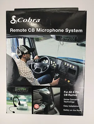 Cobra Remote CB Microphone System For All 4-Pin CB Radios Wear On Left Or Right • $13.45