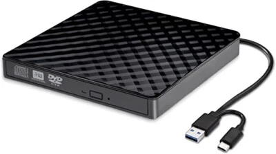 £14.90 • Buy External CD DVD Drive,USB 3.0 Type C Portable CD/DVD RW ROM Reader Writer Burner