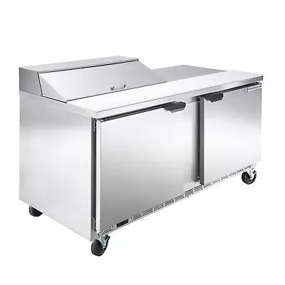 Beverage-Air 60  2 Door Refrigerated Sandwich Prep Table • $4553.11