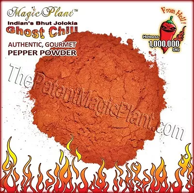 Smoked Ghost Chili Pepper Powder | Ground Bhut Jolokia  - Super Hot And Grade A • £68.29