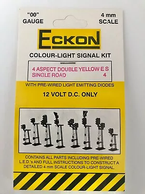 Eckon Colour Light Signal Es4 4 Aspect Kit (round Head). • £13.95