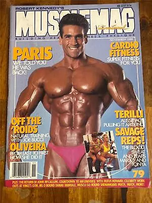 MUSCLEMAG Bodybuilding Muscle Magazine BOB PARIS 11-88 • $29.99