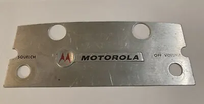 Motorola MOTRAC MOCOM-70 Control Head Escutcheon Label 1 Frequency Item O • $15