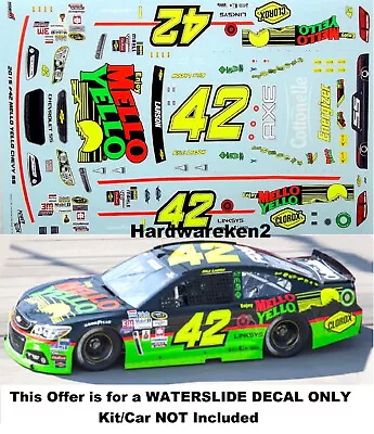 Nascar Decal #42 Mello Yello 2015 Chevrolet Impala Ss Kyle Larson Darlington • $17