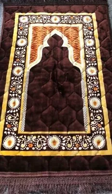 Extra Cushioned Prayer Mats Thick Padded Muslim Janamaz Non Slip 80 X 120cm • £15