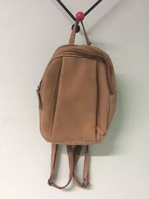 5th Avenue Tan Leather Backpack. • £10