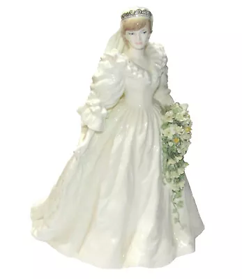 COALPORT Figurine Diana Princess Of Wales Wedding CW438 LTD ED (POST TO UK ONLY) • £165