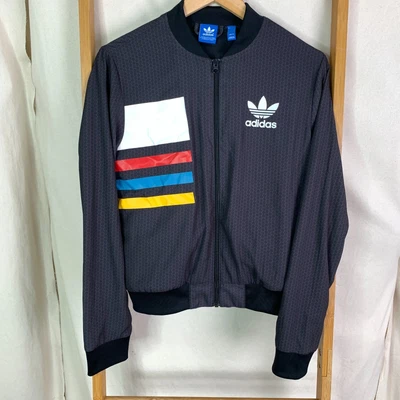 $29.95 • Buy Adidas Track Jacket Womens 10 Superstar Black Sportswear