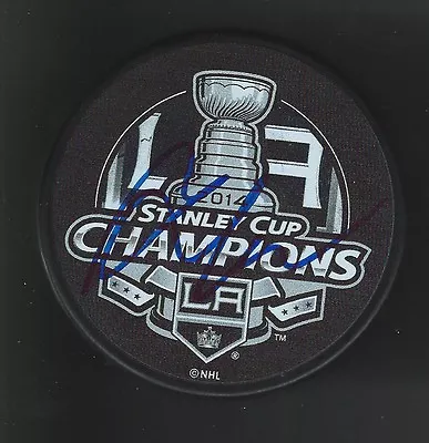 Marian Gaborik Signed Los Angles Kings 2014 Stanley Cup Champions Puck LA • $69.99