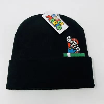 Super Mario Beanie Toboggan Winter Hat Cap Licensed Nintendo Video Game OSFM • $21.24