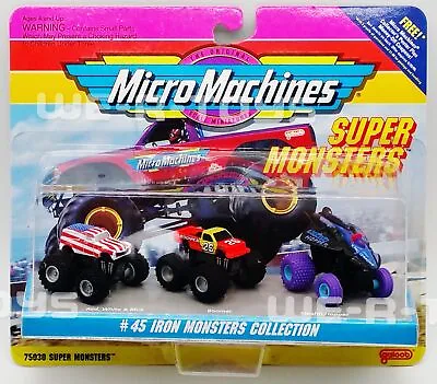 Micro Machines Super Monsters #45 Iron Monsters Collection Galoob 1993 NEW • $59.97